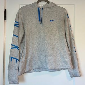 gray nike hoodie